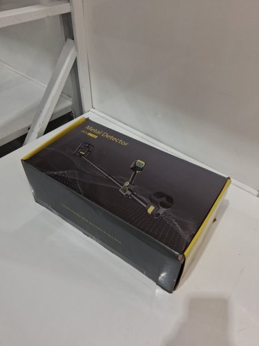 retractable foldable waterproof metal detector - 2000mah - lcd display - black/yellow image 2