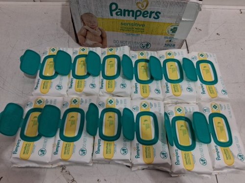 1008PK Pampers Sensitive fragrance Free baby wipes image 4