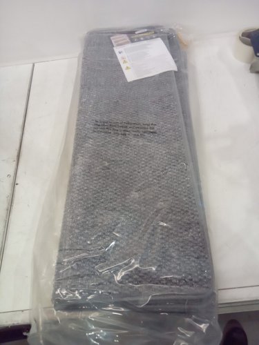 7pk Bullnose Carpet Stair Treads for Wooden Steps Indoor- 9.44 x 29.5 - grey image 3