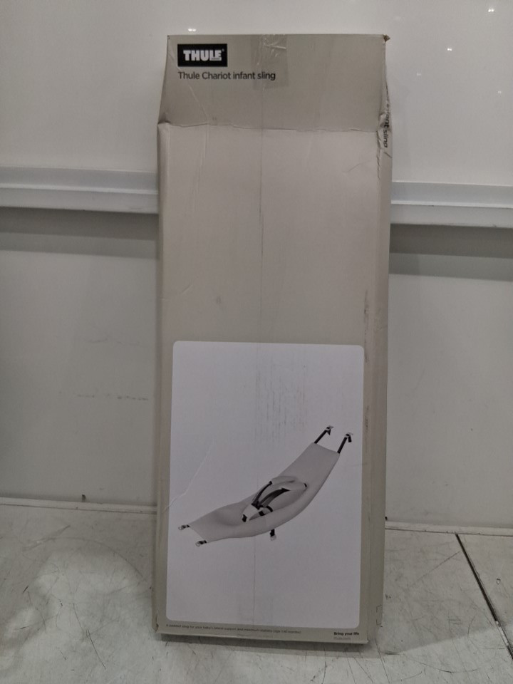 THULE CHARIOT INFANT SLING INSERT - 1-10 MONTHS - 22lb capacity - GREY (MODEL: 20201509) image 2