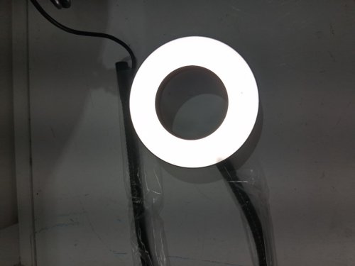 FLEXIBLE CLIP-ON LED PLANT GROWTH RING LIGHT - 16" 3000-6500K - BLACK image 2