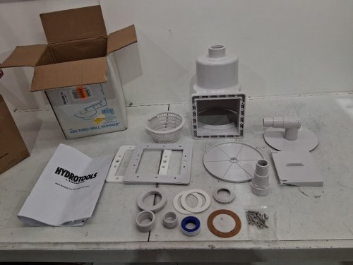 HydroTools by swimline Above-Ground Swimming Pool ABS Thru-Wall Skimmer - 11.5" - White - (Model: 8940) image 2