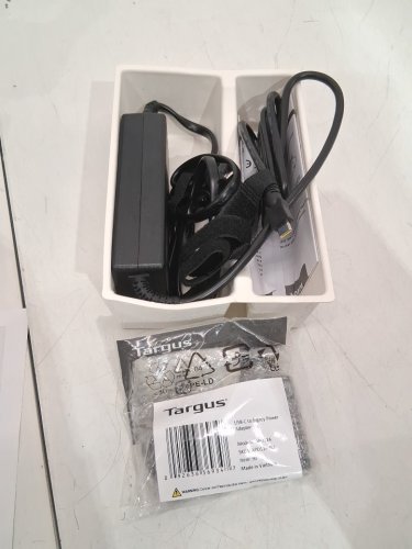Targus Universal Laptop Charger Adapter - Up to 100W - 5FT Cable - Black (Model: APM108TT) image 3