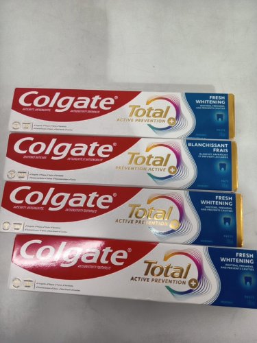 4PK colgate total active prevention toothpaste - FRESH WHITENING - 170ML/EACH image 2