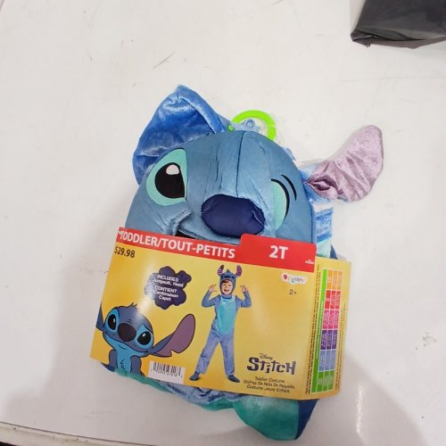 UNISEX TODDLER DISGUISE DISNEY STITCH COSTUME (JUMPSUIT ONLY) - 2T - BLUE image 2