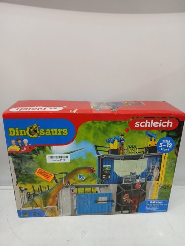 33PC SCHLEICH TOY DINOSAUR RESEARCH STATION PLAYSET - FOR AGES 4-12 - (MODEL:‎41462) image 2
