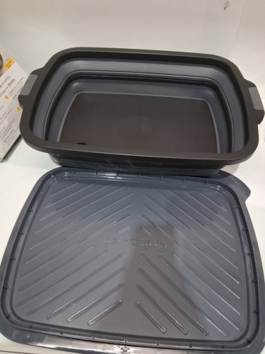 CUISINART 4-IN-1 EXPANDABLE PREP AND SERVE TUB - 4.6GAL - GREY/BLACK (MODEL: 2007043) image 3