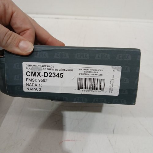 2PC CMX FRONT DISC BRAKE ROTOR AND BREAK PAD FOR VARIOUS VEHICLE MODELS (MODEL: 8-580899/CMX-D1467) image 7
