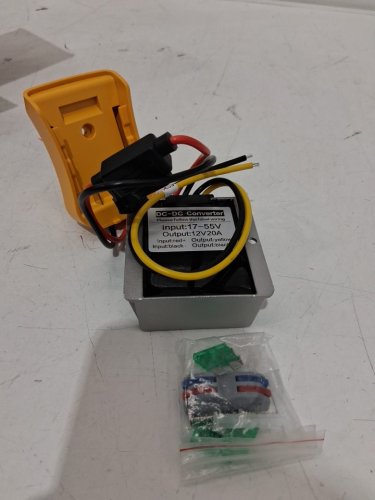 Azocek Step Down DC-DC Converter - 20V to 12V - Yellow / Grey (Model: AZSDC01) image 4