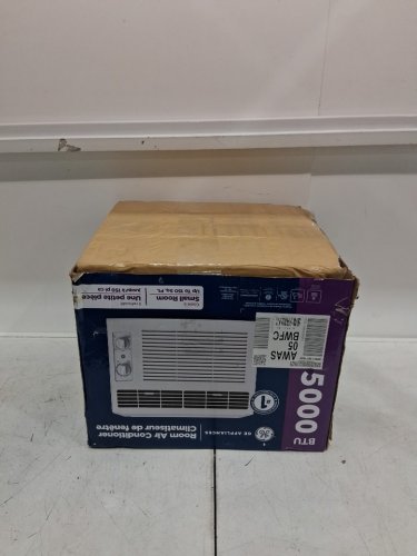 GENERAL ELECTRIC GE APPLIANCES MECHANICAL ROOM AIR CONDITIONER FOR SMALL ROOMS - 5000BTU - 150SQ. FT. (MODEL: AWAS05BWFC) image 2