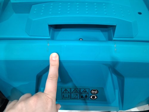 MELLIF 2-IN-1 SCordless Lawn Dethatcher and Scarifier - **TOOL ONLY** - Compatible with Makita 18V Battery - BLUE/BLACK (MODEL: MFSCRF03) image 6