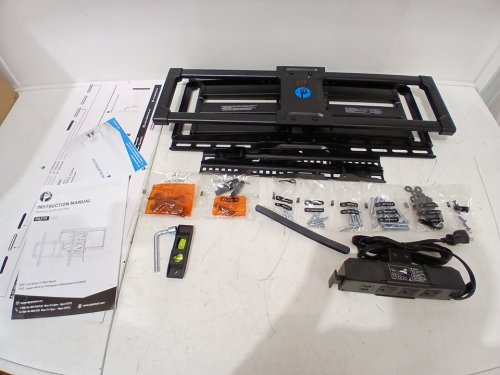 pipishell full motion tv wall mount - 26-65" screens - 99lbs capacity - black (model: pilf19) image 3
