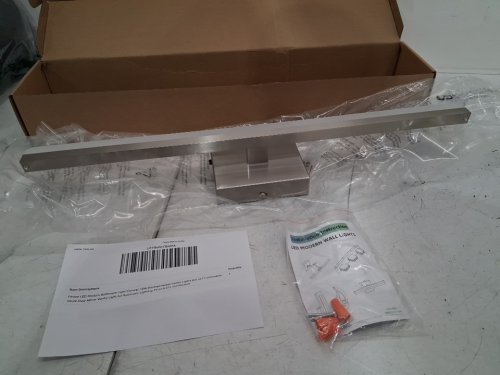 Pasoar LED bathroom vanity light dimmable - 24" - 18W - Nickel image 2