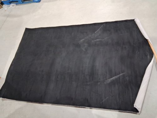 double sided multipurpose foam sheet 59''x 98'' -black / grey image 3