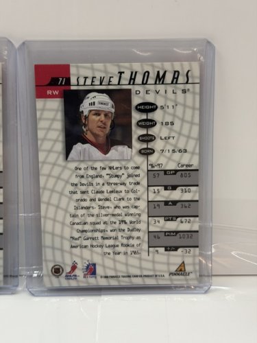 6 ASSTD SIGNED 1998 PINNACLE BE A PLAYER NHL HOCKEY CARDS image 8