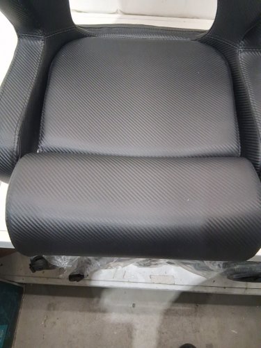 Costway Captain Bucket Boat Seat Waterproof PVC Leather - 330lbs capacity - black/white (model:NP11836BK) image 9