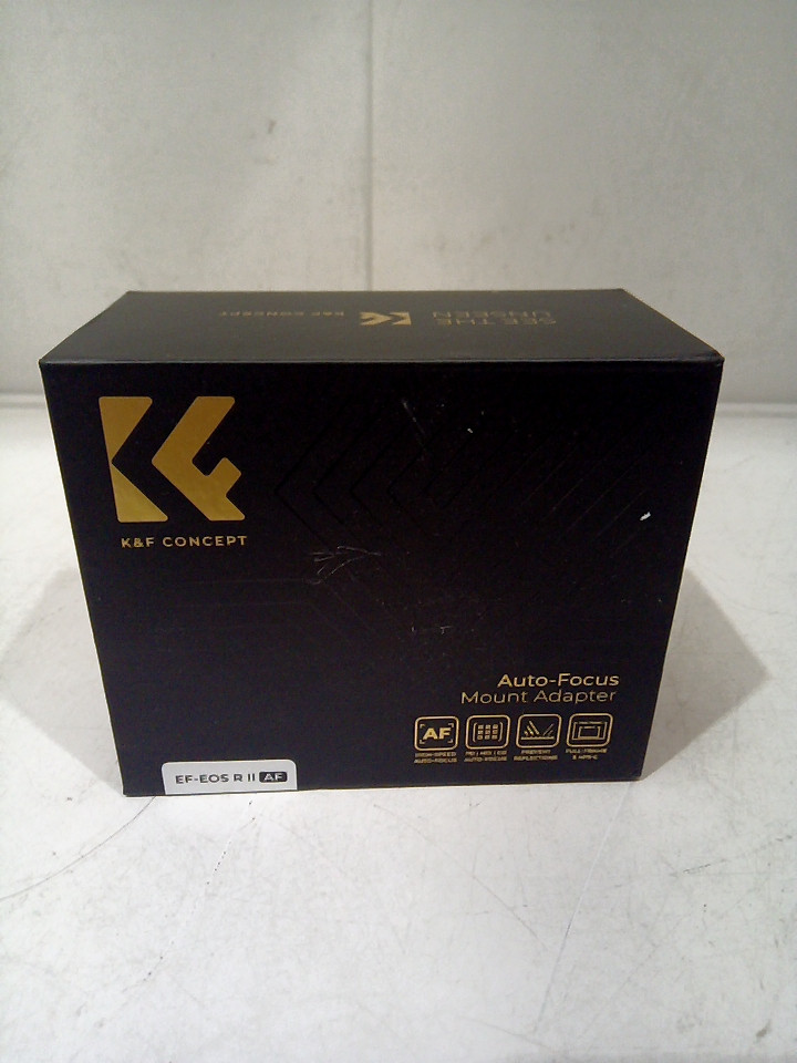 K&F Concept Auto-Focus Mount Adapter for Most Canon EOS Camera Models - High Speed Auto Focus - Black (Model: EF-EOS R II AF) image 3