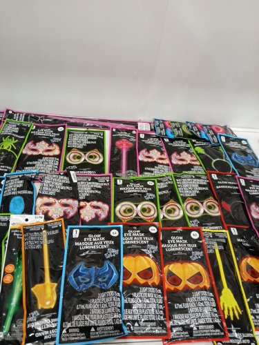 50pc+ assorted GLOW LIGHT BRACELETS, necklaces, masks, and accessories - MUTLI COLOURED image 4