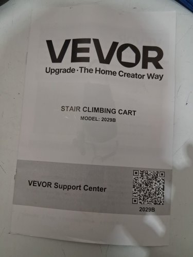VEVOR FOLDING STAIR CLIMBING GROCERY SHOPPING CART TROLLEY WITH 6 WHEELS & ATTACHABLE BAG - 36L STORAGE - 110LB MAX - BLUE (MODEL: 2029B) image 4