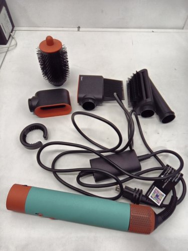6PC DYSON airwrap i.d multi styler and hair dryer with bluetooth -Ceramic Patina/Topaz  ( model: hs08) image 6