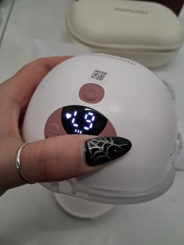 MOMCOZY M5 SMART WEARABLE BREAST PUMPS WITH APP CONTROL - WHITE (MODEL: BP380) image 7