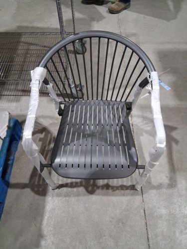 Sunvilla Commercial Stacking Bistro Chair - 30.5" - grey image 2