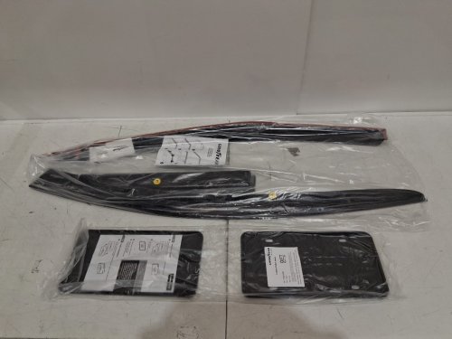 GOODYEAR SHATTERPROOF SIDE WINDOW DEFLECTORS FOR 2020-2026 TOYOTA COROLLA hatchback WITH LICENSE PLATE COVERS - BLACK (MODEL: GY008602) image 4