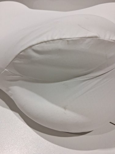 Mellow Sleep Cloud Align Ultimate Cooling Comfort Pillow - HIGH 11.8" x 19.7" x 4.3" -5.1" - White image 5