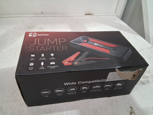 Khazixer Portable Lithium Car Battery Jump Starter with Jumper Cable - 3000A - 12V - black/red (model: ET02) image 2