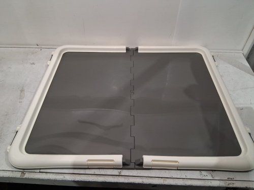 Amazon Basics Dog Training Pad Holder 28" x 34" - grey/white (Model: TFPT-L) image 3