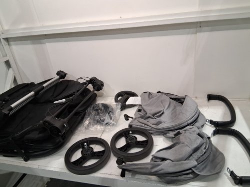 SAFETY 1ST DOUBLE DOUBLE DUO STROLLER - FLINT GREY (MODEL: 01314CFTG) image 4