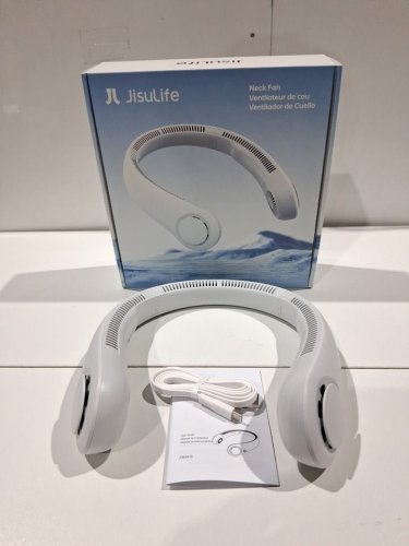 Jisulife LIFE4 5-Speed portable neck fan - OSFM - White (model: fa14-s) image 2
