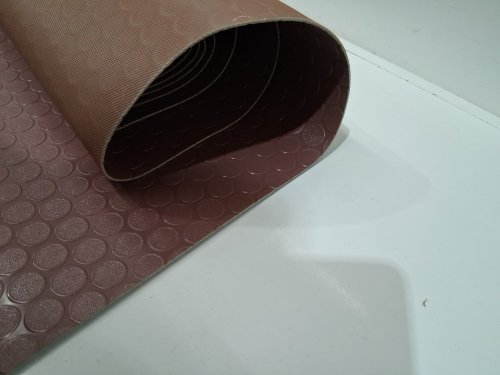 multipurpose coin-grip PVC anti slip floor covering - 9ftx4ft - BROWN image 5
