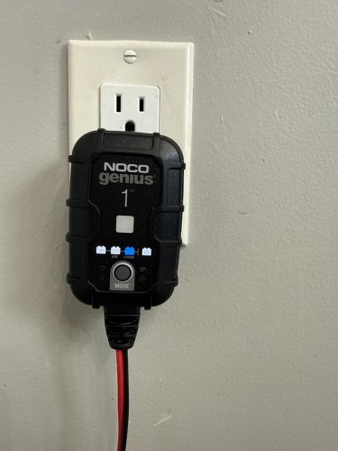 NOCO GENIUS1 1A FULLY-AUTOMATIC SMART CHARGER - 6V/12V BATTERY CHARGER, BATTERY MAINTAINER, & BATTERY DESULFATOR WITH TEMPERATURE COMPENSATION (MODEL: GENIUS1) image 4
