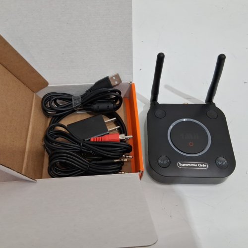 1Mii Bluetooth 5.2 Transmitter for TV to Wireless Headphone/Speaker - Volume Control, AUX/RCA/Optical/Coaxial Audio Inputs, aptX Low Latency and HD (model: B06TX) image 3