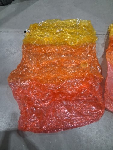 2PK Funboy Inflatable Rainbow Chaise Lounger Pool Chair - Red/Orange/Yellow (Model: RBWCHAIR-BUNDLE) image 6