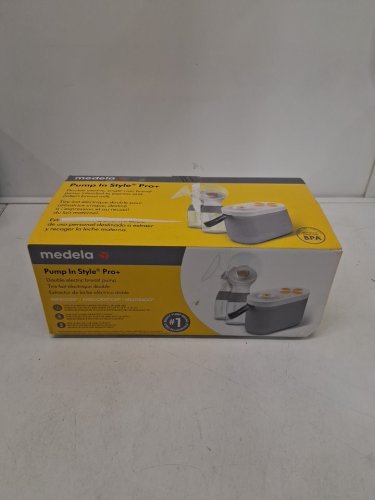 13PC MEDELA PUMP MAXFLOW IN STYLE DOUBLE ELECTRIC BREAST PUMP - 21 MM/24 MM SHIELDS - GREY image 9