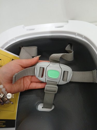 INGENUITY BABY BASE 2-IN-1 BOOSTER SEAT- 50LBS CAPACITY - WHITE/SLATE GREY (MODEL: 11576) image 4