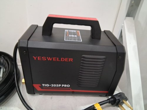 yeswelder 3-in-1 Dual Voltage TIG Welding Machine Stick/DC TIG/Pulse 205amp- black-red (model: TIG-205P) image 5