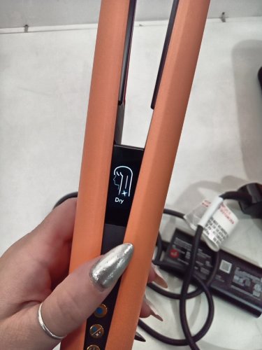 dyson airstrait wet to dry hair straightener - LIMITED EDITION APRICOT/ TOPAZ  (model: ht01) image 8