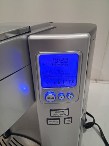 CUISINART PREMIUM SINGLE-SERVE COFFEEMAKER WITH DIGITAL DISPLAY - SILVER (MODEL: SS-10C) image 4