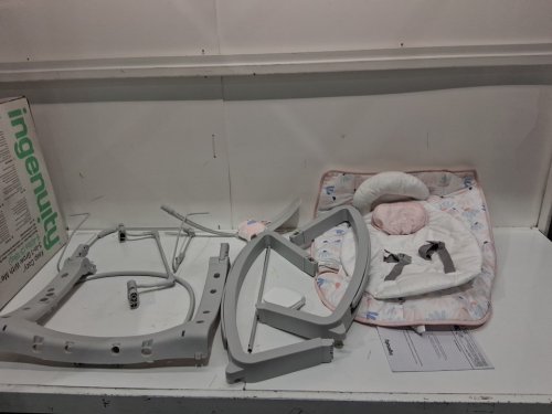 Ingenuity Keep Cozy 3-in-1 Grow with Me Vibrating Baby Bouncer Seat & Infant to Toddler Rocker - pink/grey (MODEL: 12909) image 3