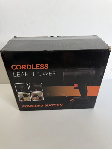 CORDLESS LEAF BLOWER - BLACK (MODEL: BFJ-001) image 2