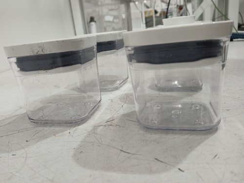 4PK OXO GOOD GRIPS POP CONTAINERS - 0.2QT each - white/clear image 5