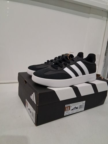 Men's Adidas Barreda lace up Sneaker Shoes - Size 11 - Black (Style: 2974611) image 2
