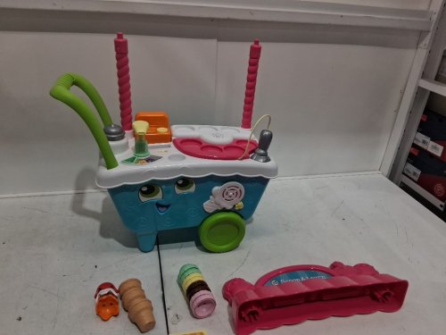 LEAPFROG SCOOP AND LEARN PLASTIC ICE CREAM CART TOY SET - FOR KIDS AGED 2+YRS - multicolour (MODEL: 80-600700) image 3