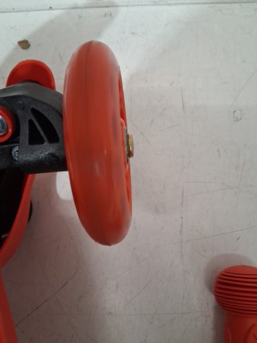 KIDS RUGGED RACERS 3-WHEEL WITH LED LIGHTS SCOOTER - RED/PINK (MODEL:BH19898) image 4
