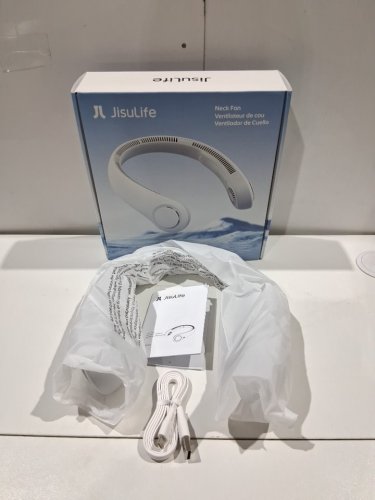 Jisulife LIFE4 5-Speed portable neck fan - OSFM - White (model: fa14-s) image 2