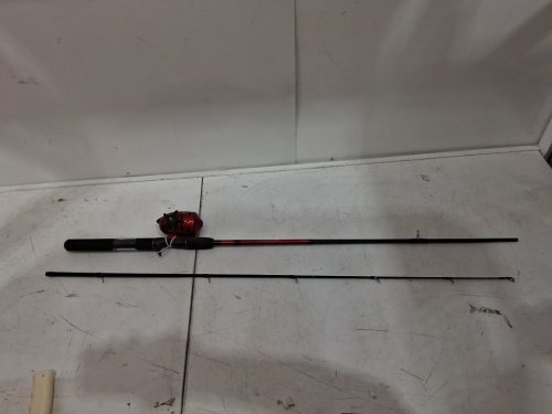 Bass Pro Shops Quick Draw Spincast Rod and Reel Combo - 6ft 6" - medium - fast - red / black - (model: qssc1066mc-2) image 3