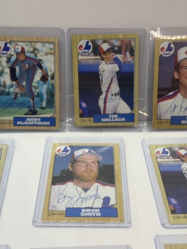 13 ASSTD 1987 SIGNED O-PEE-CHEE EXPO BASEBALL CARDS image 13